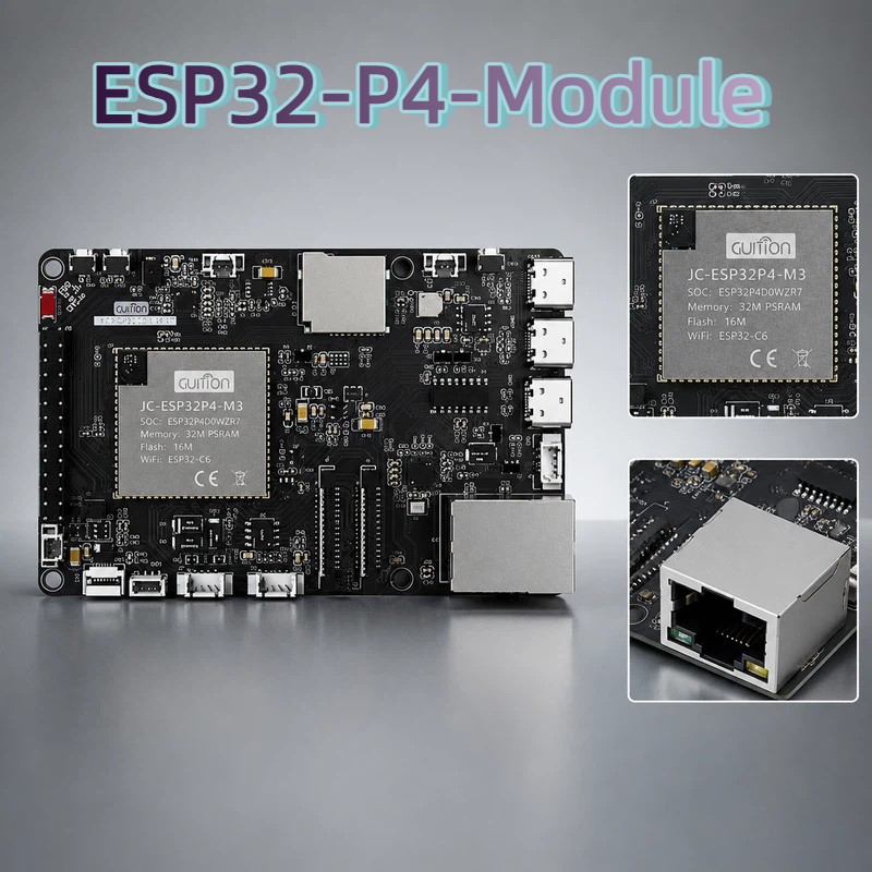 Esp32 P4 - Gution Esp32 P4モジュール開発ボード Esp32 C6 16MBフラッシュメモリ、32MB