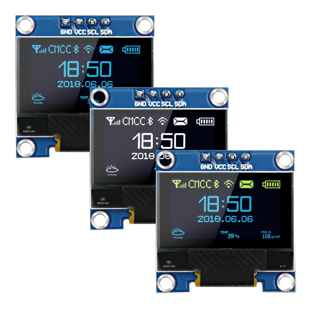 Esp8266 - 0.96 インチ OLED ディスプレイモジュール SSD1306 I2C