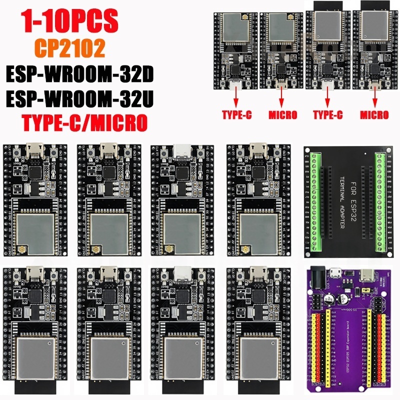Esp32 Devkit - 1-10 個 ESP32-DevKitC コアボード TYPE-C/MICRO ESP32