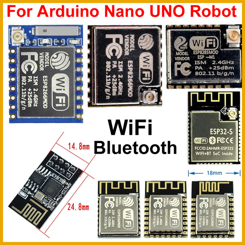 Esp32 Wifi Bluetooth Module - ESP32、ESP-32S、ESP-12E、ESP-12F、ESP-12S、ESP-01S、ESP-07、07S、ESP01、M1、ESP8266。ワイヤレスWi-Fi、Bluetoothモジュール、PCBアンテナ。Arduino用。