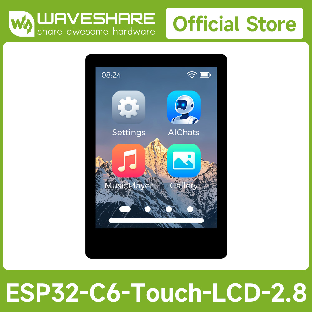 Waveshare ESP32-C6 2.8インチ IPS静 - Esp32 Uart Module のレビューと価格