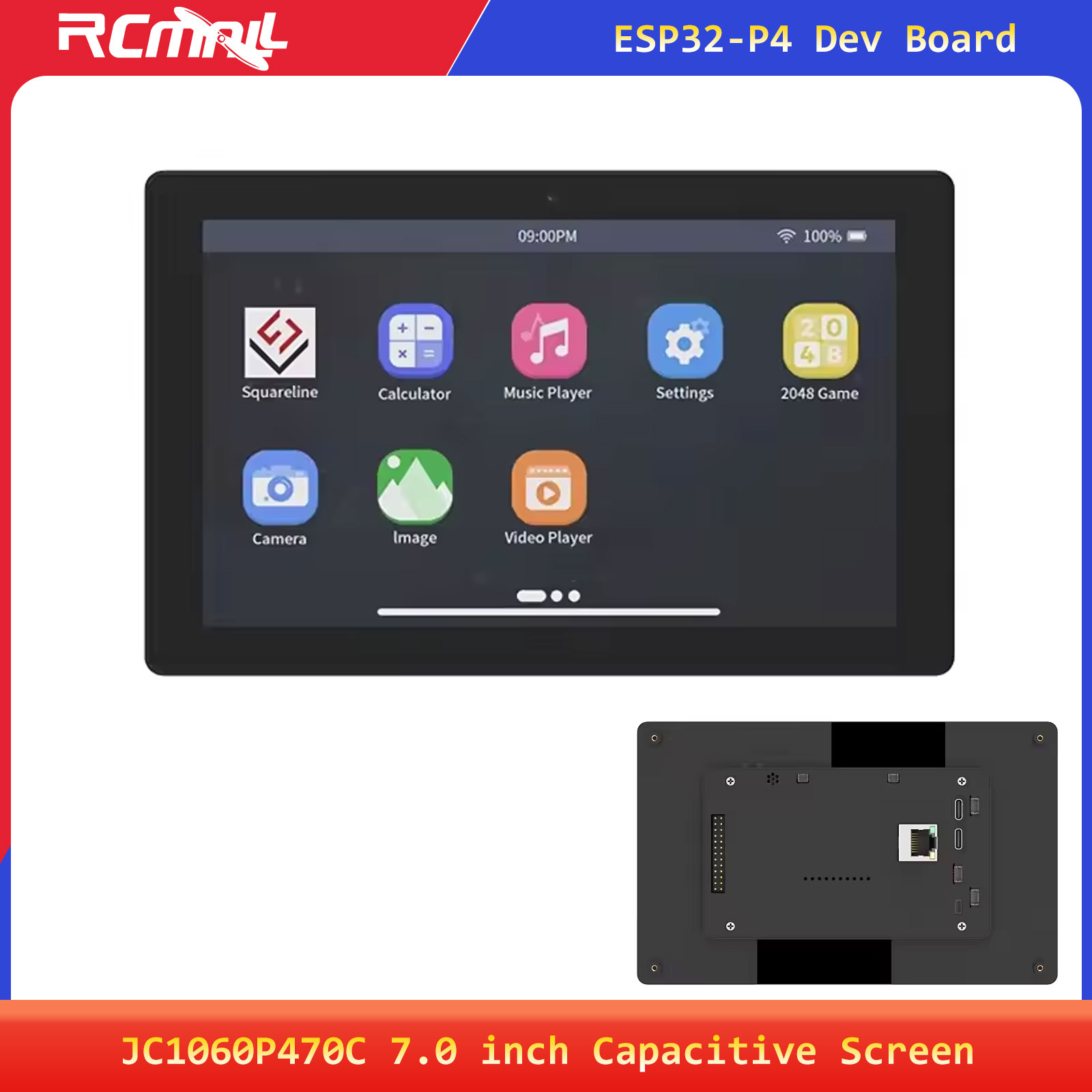 JC1060P470C 7.0インチ 1024x600 IP - Esp32 Uart Module のレビューと価格