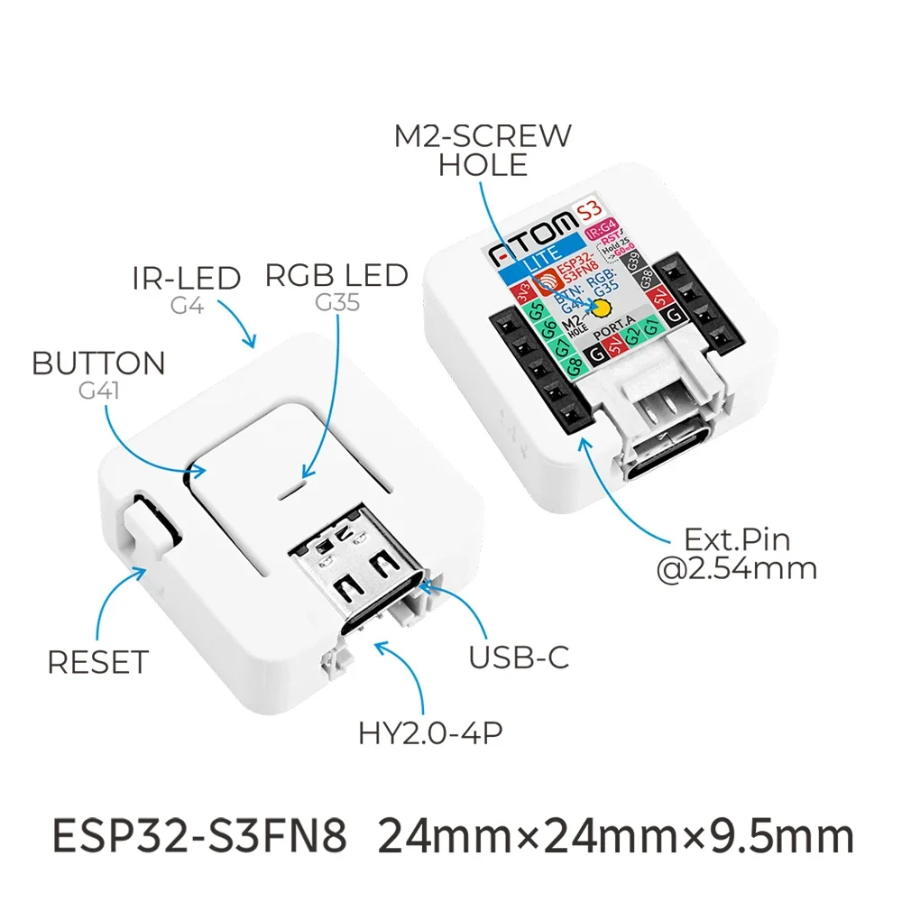 M5Stack AtomS3-Lite ESP32-S3 開 - Esp32 Devkit のレビューと価格