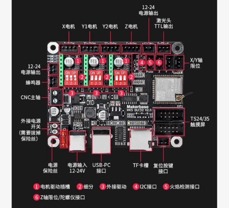 MKS DLC32 V2.0 コントロールボード ESP32 - Esp32 のレビューと価格