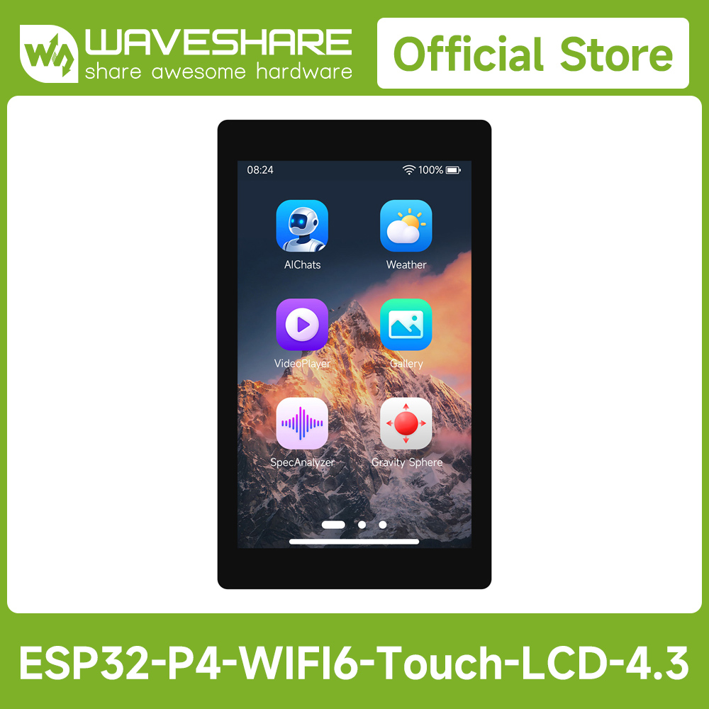 Waveshare ESP32-P4-WIFI6 4.3イン - Esp32 Uart Module のレビューと価格