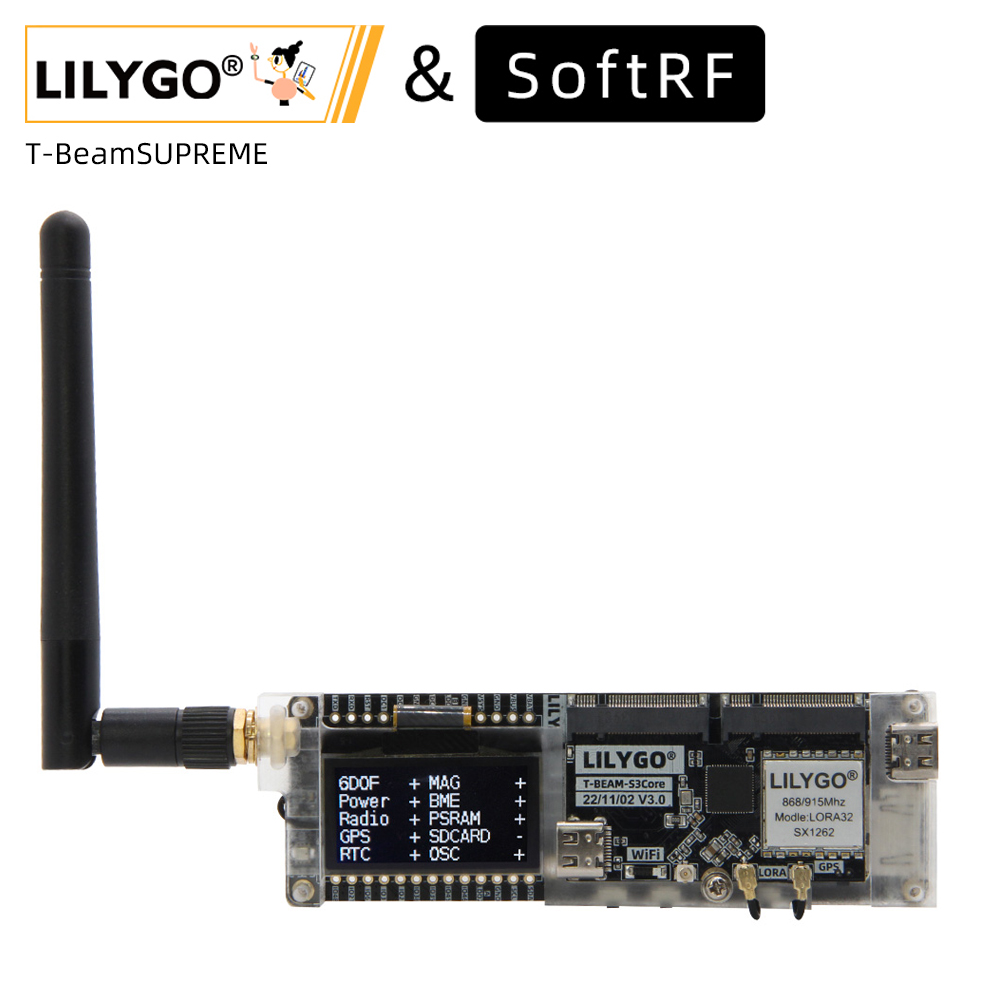 LILYGO® SoftRF T-Beam SUPREME  - Esp32 Wifi Bluetooth Module のレビューと価格